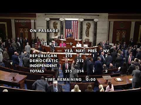 House Republicans pass Trump's big bill of tax breaks and program cuts after all-night session