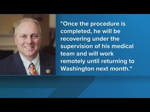 House Majority Leader Steve Scalise shares health update