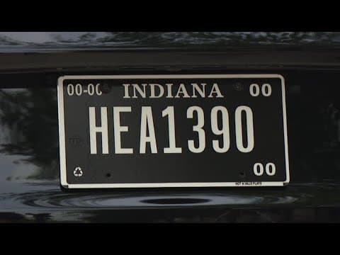 Indiana 'blackout' license plates generate more than $1.3 million in revenue