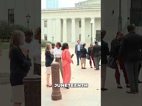 Juneteenth flag raised at Ohio Statehouse for first time #shorts
