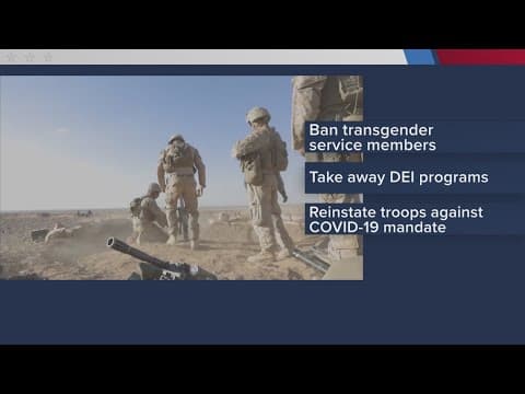 President Trump expected to issue orders banning transgender military service members