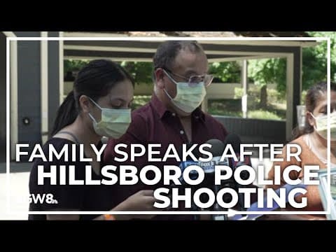 Family says man accused of attacking Hillsboro officer is in critical condition after shooting