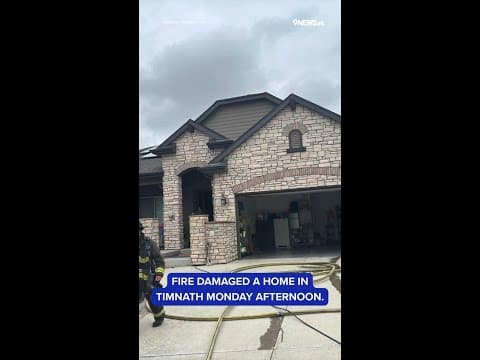Fire damages Timnath home