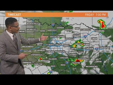 DFW weather: Full weekend storms forecast for North Texas