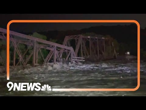 Historic flooding causes partial bridge collapse in South Dakota