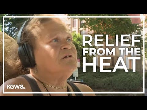 Portland residents in low-income housing thrilled to have AC ahead of heat wave