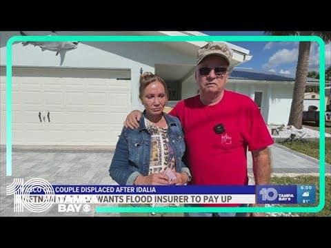 Vietnam veteran says insurance company won't pay up after he and his wife were displaced by Idalia