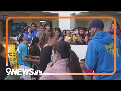 Donated gifts distributed to migrant kids in Denver