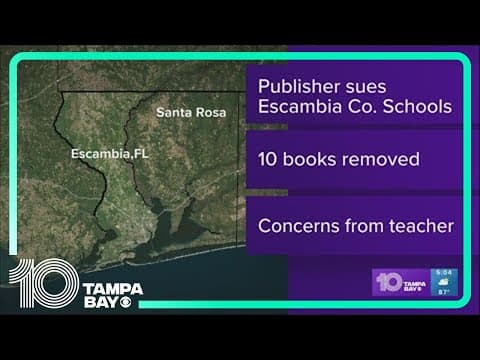 Penguin Random House sues Florida school district over book bans