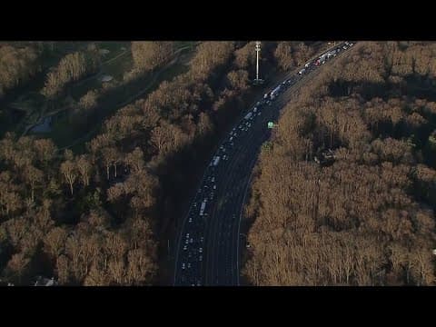 Capital Beltway brought to a halt for the presidential motorcade