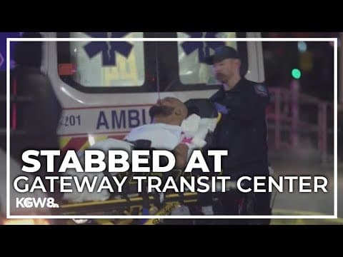 2 injured after stabbing at Portland MAX station