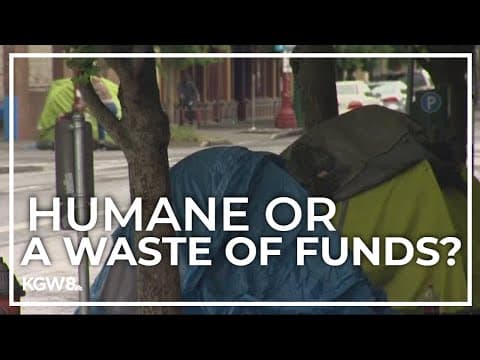 Multnomah County scrutinized over giving thousands of tents, tarps to homeless people