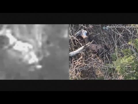 Drone finds missing Michigan woman stranded in woods for 3 days after car fire