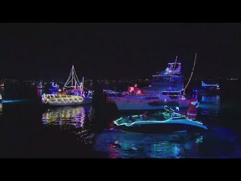 A sneak peak into the Mission Bay Parade of Lights