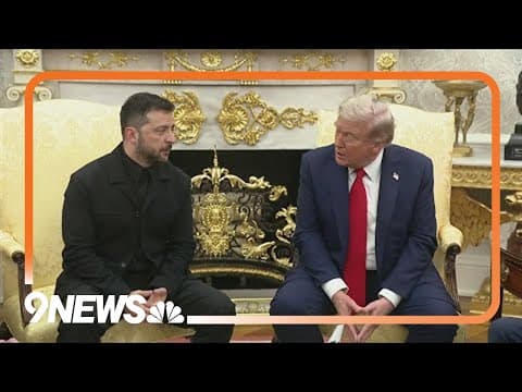 Trump meets with Zelenskyy in DC
