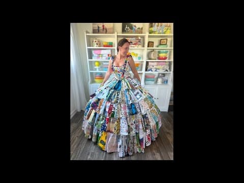 'Cait Conquers' Tea Towel Dress goes viral