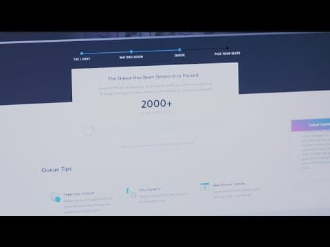 Taylor Swift fans left waiting hours to get tickets for 'Eras' tour