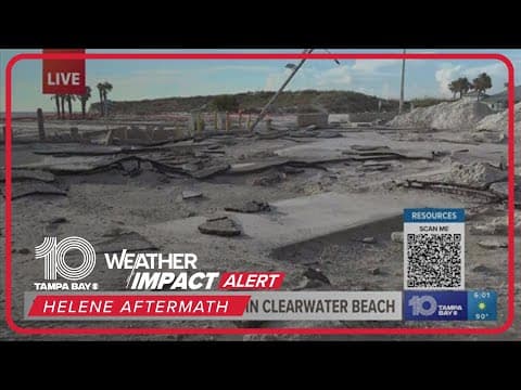 Clearwater Beach reopening Tuesday as cleanup continues