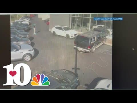 Driver crashes into Maserati dealership after having heart attack