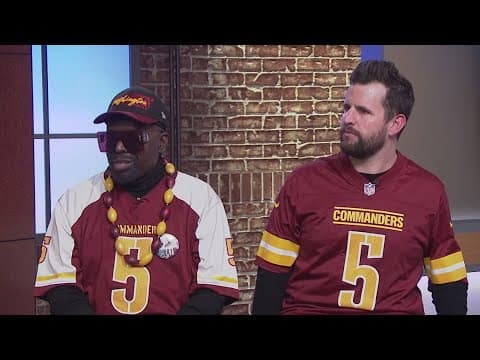 Commanders super fans hyped up for the playoffs