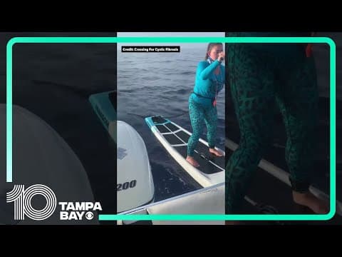 Paddle boarder trailed by shark during relay race from The Bahamas to Florida