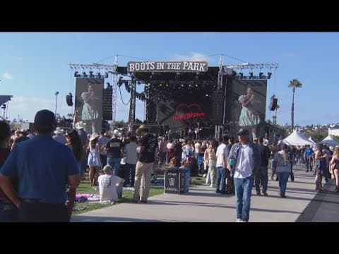 Country music lovers celebrated 'Boots in the Park' at Waterfront Park