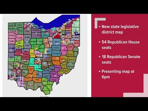Ohio Redistricting Commission presents new state legislative map