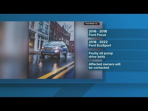 CONSUMER ALERT | Ford recalls nearly 140K cars