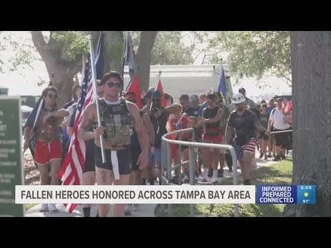 Fallen heroes honored across Tampa Bay area for Memorial Day