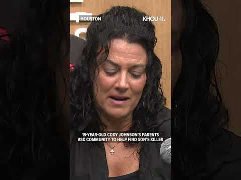 Parents make emotional plea for community to help find 19-year-old Cody Johnson's killer