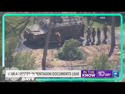 Guardsman arrested in the leak of classified military documents