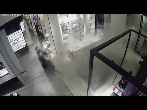 Police arrest man for Chanel robbery where suspects use fire extinguishers as distraction