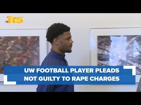 UW football player, Tylin "Tybo" Rogers, pleads not guilty to rape charges