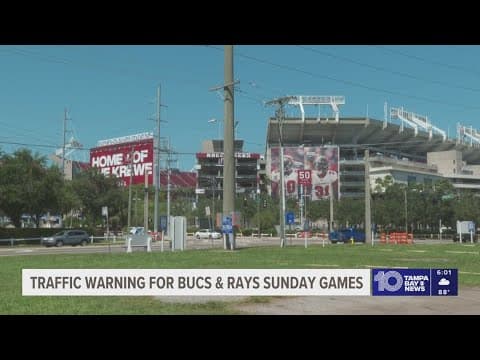Fans could face parking challenge with Buccaneers and Rays playing on the same day