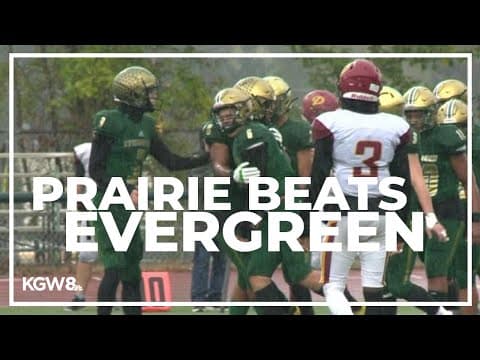 Prairie gets a 16-6 win on the road at Evergreen | Friday Night Football