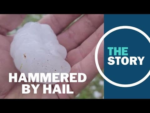 Eastern Oregon community of Milton-Freewater cleans up after major hail storm