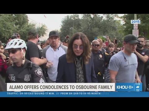 The Alamo pays tribute to Ozzy Osbourne
