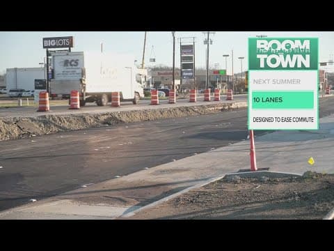 Officials say relief is coming to a congested highway in a North Texas boomtown