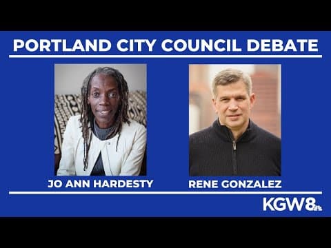 Watch live: Jo Ann Hardesty and Rene Gonzalez debate