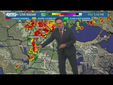Weather Impact Alert: Severe thunderstorms continue to sweep area with threats of wind, hail