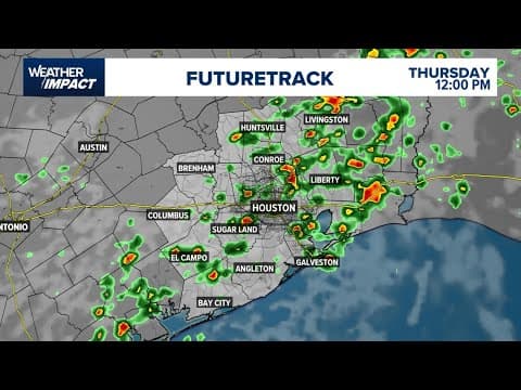 Live Radar: We're tracking scattered downpours and thunderstorms for Halloween in the Houston area