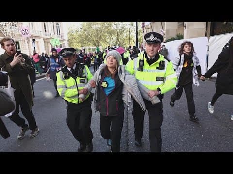 Greta Thunberg arrested in London