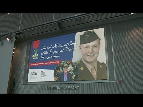 France honors local businessman and WWII veteran