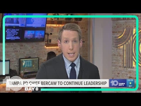 Tampa Police Chief Bercaw to continue leadership, city leaders say