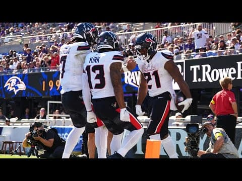 Breaking down a dominant Texans' 44-10 win over Baltimore