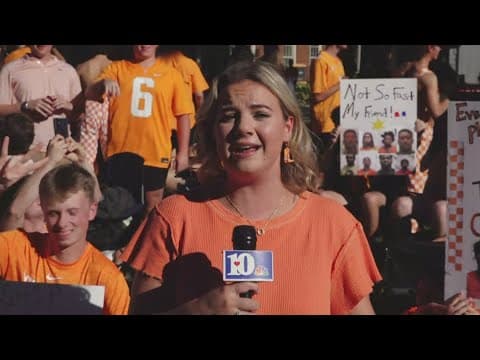 Live on UT's campus for ESPN's College GameDay setup