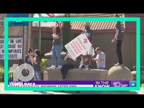 Texas Cattle Company in Lakeland reopens after fire closed business for almost 2 months