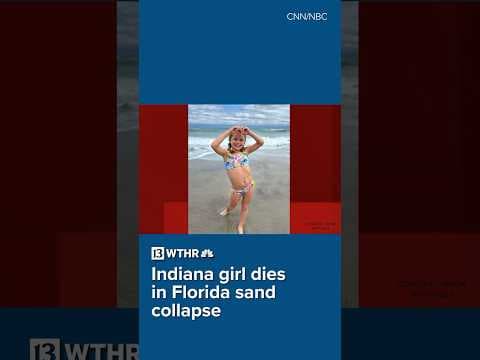 7-year-old Indiana girl killed when hole she dug in sand collapsed on Florida beach