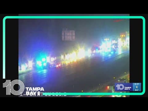 Southbound I-75 shut down in Sarasota after deadly crash