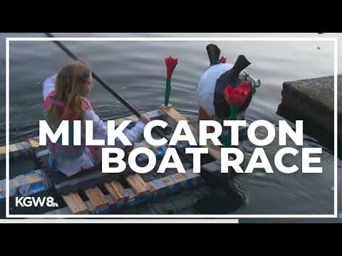 Rose Festival's Milk Carton Boat Race underway this weekend